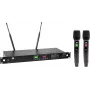 OMNITRONIC UHF-602 kaksikanavainen UHF-langaton mikrofonijärjestelmä 520-554 MHz 13063603
