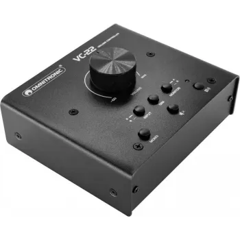 OMNITRONIC VC-22 aktiivinen äänenvoimakkuuden säädin, stereo, seinäasennus, valkoinen 10355797