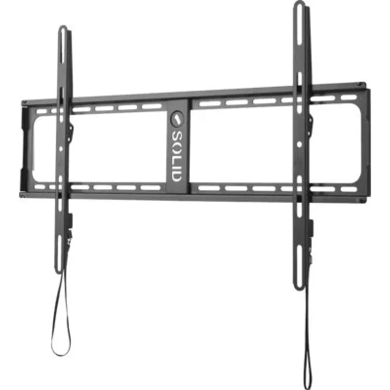 One For All WM4615 Solid FLAT kiinteä TV-seinäteline 32-90 tuuman televisioille, VESA 200x200 - 800x400, 100 kg kapasiteetti, Easy Lock & Release, musta