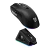 ONIKUMA DM07 RGB pelihiiri, langallinen/langaton 2,4G, PAW3311, 24000 DPI, 1000 Hz, 500 mAh, musta