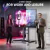 ONKRON TS1871-G mobiili TV-teline 55-90 tuuman televisioille, grafiitti