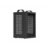 Open Rack 10 9U 280x300 musta seinäasennus avoin runko
