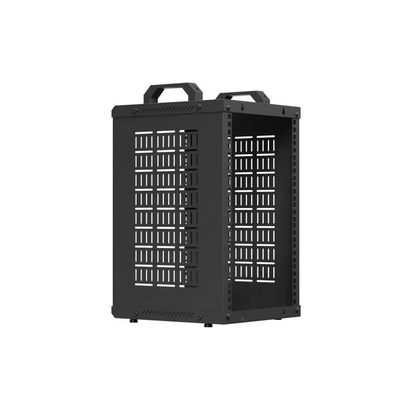 Open Rack 10 9U 280x300 musta seinäasennus avoin runko