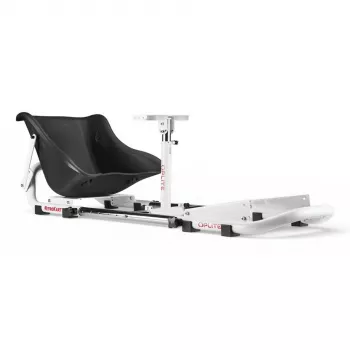 Oplite 104318 Racing Cockpit – sim racing -runko säädettävillä ratin ja polkimien kiinnikkeillä