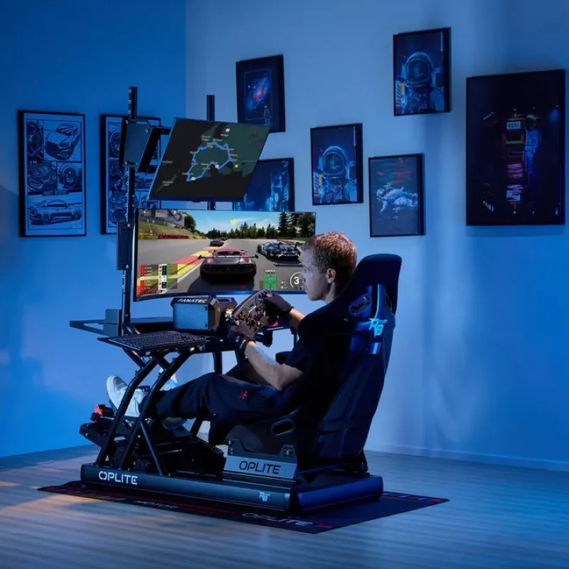Oplite Cockpit Chassis R8 Fury musta vähittäismyynti rahtikuljetus