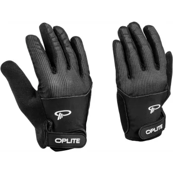 Oplite OP-GLOVE M sim racing -käsineet - musta - tekonahka - polyesteri - silikoni - spandex - 100 mm - 224 mm - 150 g