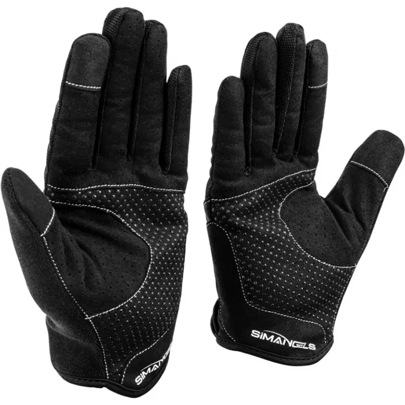 Oplite OP-GLOVE M sim racing -käsineet - musta - tekonahka - polyesteri - silikoni - spandex - 100 mm - 224 mm - 150 g