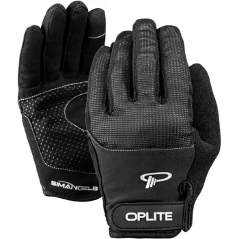 Oplite OP-GLOVE M sim racing -käsineet - musta - tekonahka - polyesteri - silikoni - spandex - 100 mm - 224 mm - 150 g