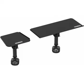 OPLite R8/S8 Cockpit näppäimistö- ja hiiritaso - musta teräs, säädettävä, sivukiinnitteinen