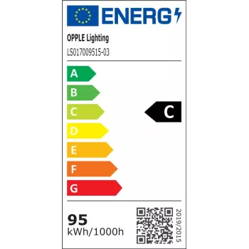 OPPL LED Highbay P6 95W 840 kylmävalkoinen IP65 himmennettävä highbay-valaisin