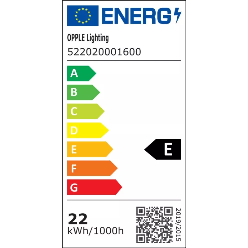 OPPLE LED-seinävalaisin E2, pyöreä, 275 mm, 22 W