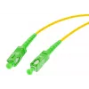 OPTIX yksimuotokuitu 9/125 simplex kuitu-patchkaapeli, 3 m, SC/APC - SC/APC, 3,0 mm LSZH keltainen