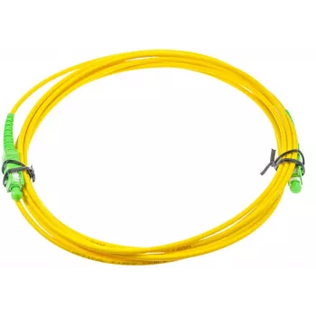 OPTIX yksimuotokuitu 9/125 simplex kuitu-patchkaapeli, 3 m, SC/APC - SC/APC, 3,0 mm LSZH keltainen