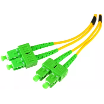 OPTIX yksimuotoduplex-patch-kaapeli SC/APC - SC/APC 1 m LSZH keltainen