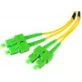 OPTIX yksimuotoduplex-patch-kaapeli SC/APC - SC/APC 1 m LSZH keltainen