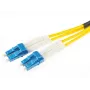 OPTIX yksimuotodupleksi kuituverkkokaapeli LC/UPC - LC/UPC 3 m LSZH keltainen