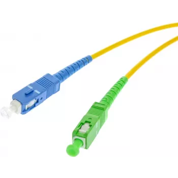 OPTIX yksimuotokuitu-kaapeli SC/UPC SC/APC simplex 1 m LSZH keltainen