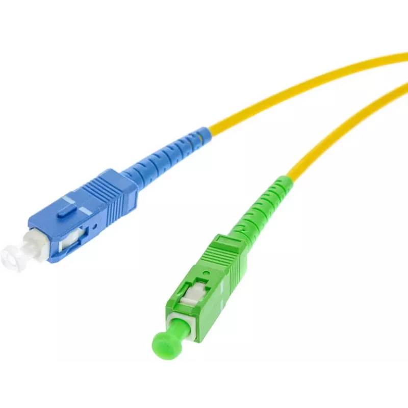 OPTIX yksimuotokuitu-kaapeli SC/UPC SC/APC simplex 1 m LSZH keltainen