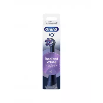 Oral-B iO Whitening vaihtoharjat 4 kpl:n pakkaus (musta)