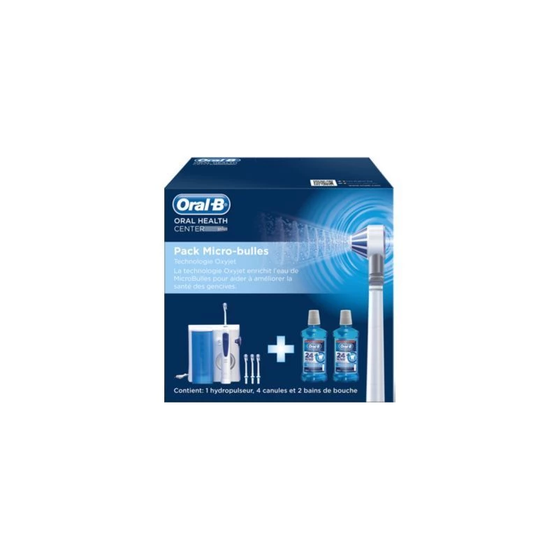 Oral-B OxyJet MD20 suihkuhammasharja 600 ml valkoinen
