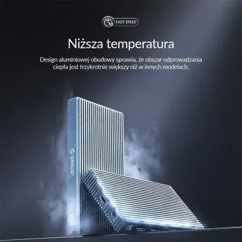 ORICO M.2 NVMe -telakointiasema aktiivisella PD 100W, HDMI 2.0, ääni, RJ-45, kortinlukija - harmaa (CDH-9N-GY-BP)