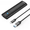 ORICO M.2 SATA SSD-kotelo USB-C 5Gbps musta PWM2-BK-EP