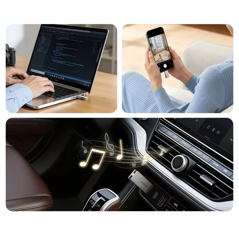 ORICO U301 64GB USB-A USB-C USB 3.2 Gen 1 USB-muistitikku - hopea