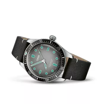 ORIS Aquis Date 40 mm automaattikello sininen kellotaulu ruostumaton teräsranneke miesten kello 40530752089