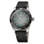 ORIS Aquis Date 40mm automaattikello sinisellä kellotaululla ja ruostumattomasta teräksestä valmistetulla rannekkeella miehille 40530752089