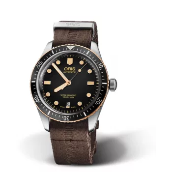ORIS Aquis Date 43540752030 miesten automaattikello 40 mm sininen kellotaulu ruostumaton teräsranneke