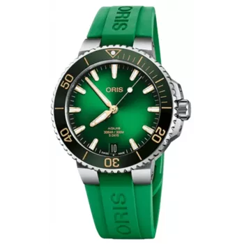 ORIS Aquis Date Calibre 400 Green Dial 41,50 mm automaattinen miesten kello 41270742277FC
