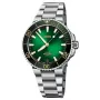 ORIS Aquis Date Calibre 400 miesten automaattikello 41,50 mm vihreä kellotaulu ruostumattomasta teräksestä valmistettu ranneke 41270782209PE