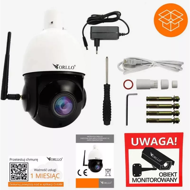 ORLLO Z10 ulko-PTZ IP WLAN -kamera 4MP 18x zoom