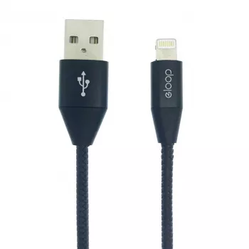 ORSEN S31 Lightning -kaapeli 2.1A 1,2 m musta