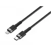 ORSEN S51 Type-C - Lightning 3A 1 m musta