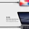 ORSEN S53 USB-C - USB-C -kaapeli 3A 1 m musta