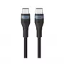 ORSEN S53 USB-C - USB-C -kaapeli 3A 1 m musta