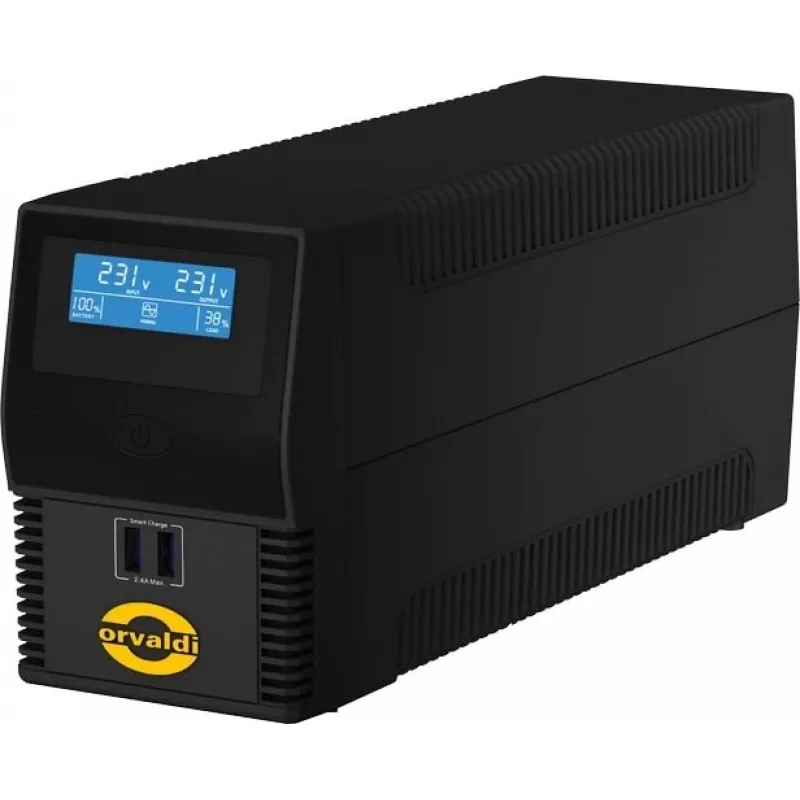 Orvaldi ID850IEC Line-Interactive UPS 0,8 kVA 480 W 2x IEC C13