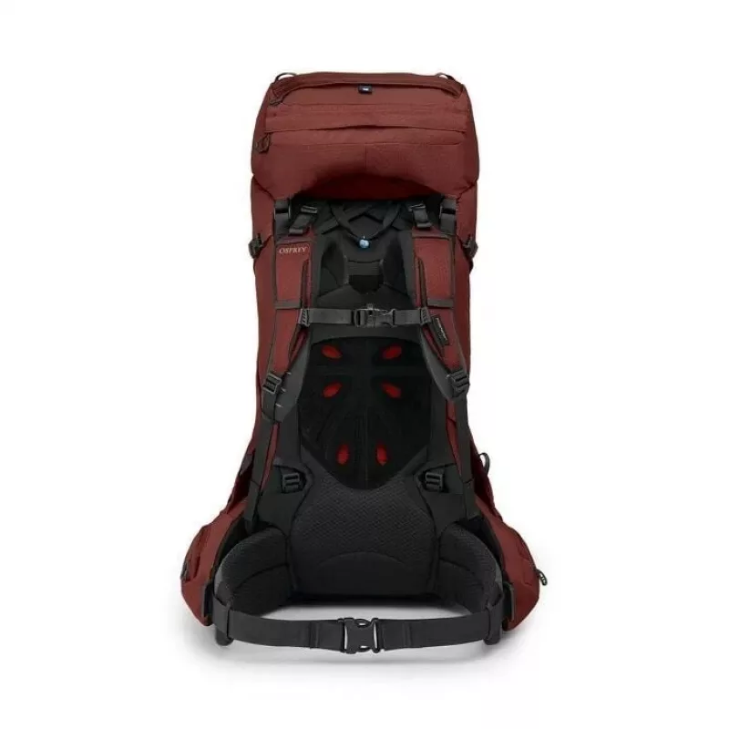 Osprey Aether 65 vaellusreppu S/M granaatinpunainen