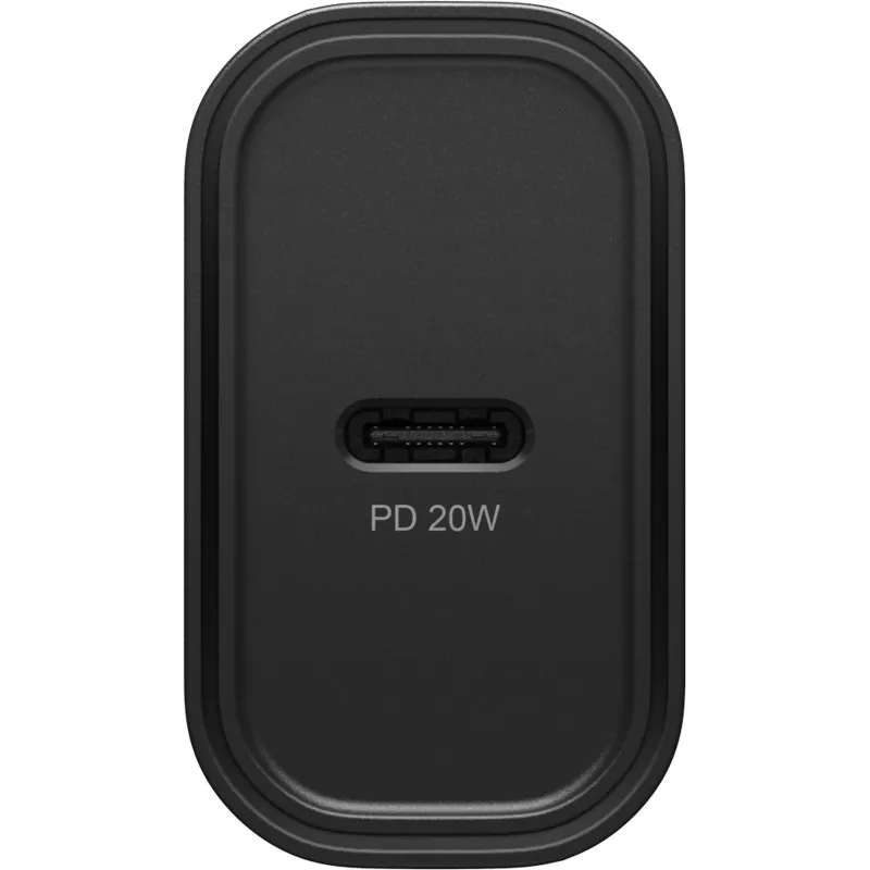 OtterBox 78-81362 20W USB-C-seinälaturi, Power Delivery 3.0, musta
