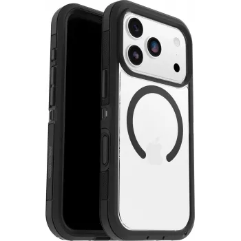 OtterBox Defender Series Pro XT Clear Camera Control -kotelo Apple iPhone 17 Pro, Clear/musta