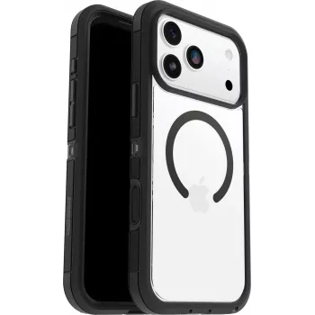 OtterBox Defender Series Pro XT Clear Camera Control -kotelo iPhone 17 Pro Max, Clear/Black