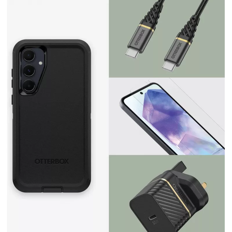 OtterBox Defender Series takakansi Samsung Galaxy S20 FE – musta 77-95431