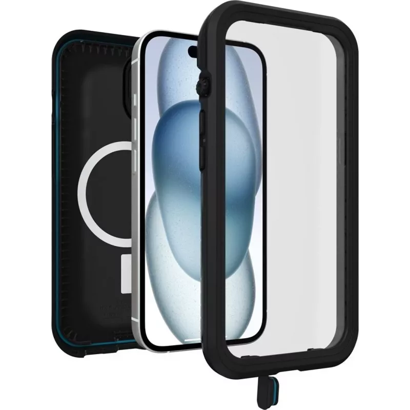 OtterBox FRE MagSafe suojakotelo Apple iPhone 15 - musta