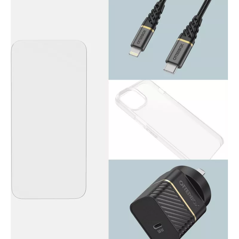 OtterBox Premium Glass Antimicrobial näytönsuojakalvo Apple iPhone 13 / 13 Pro - kirkas 77-96637