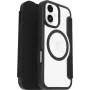 OtterBox React Folio MagSafe Series -kotelo Apple iPhone 17 - Black Crystal (läpinäkyvä/musta)