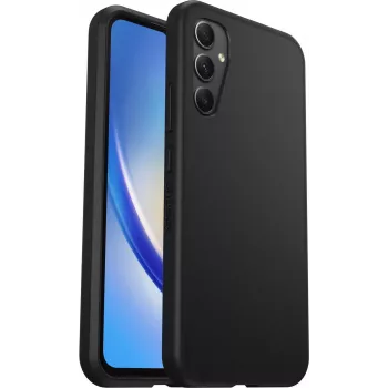 OtterBox React Series takakansi Samsung Galaxy A34 5G musta Pro Pack (77-91637)