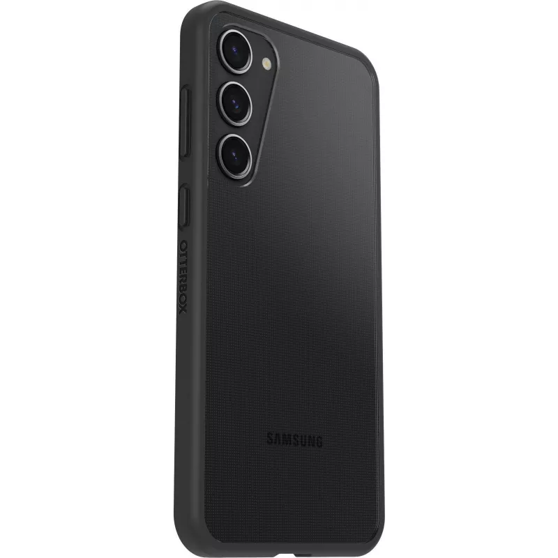 OtterBox React Series takakansi Samsung Galaxy S23+ -puhelimeen - antimikrobinen, Black Crystal 77-91304