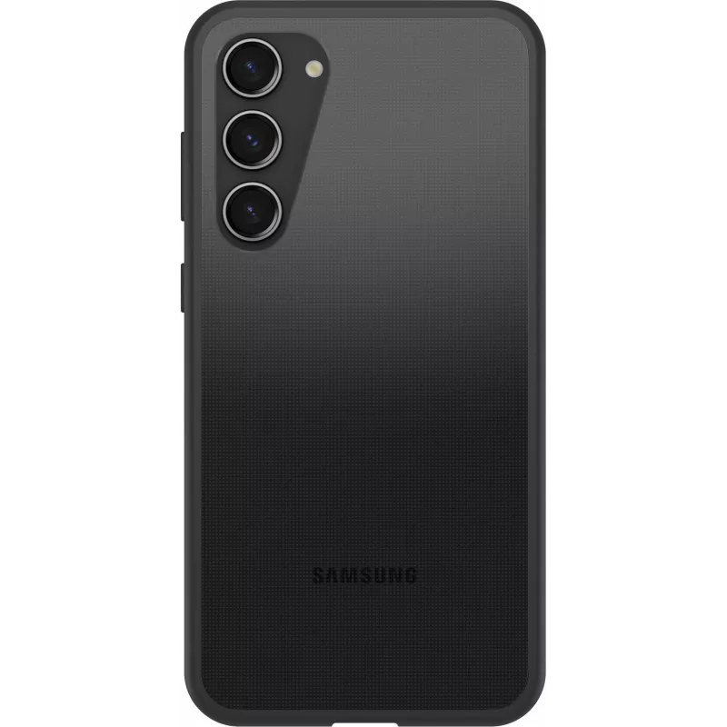 OtterBox React Series takakansi Samsung Galaxy S23+ -puhelimeen - antimikrobinen, Black Crystal 77-91304