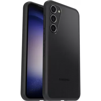 OtterBox React Series takakansi Samsung Galaxy S23+ -puhelimeen - antimikrobinen, Black Crystal 77-91304